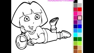 Dora Online Games - Dora Coloring Games