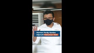 Download lagu Momen Ferdy Sambo Dijatuhi Hukuman Mati mp3