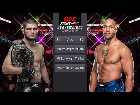 Khabib Nurmagomedov vs Ciryl Gane Full Fight - UFC Fight Of The Night