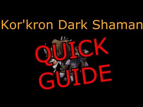Quick Guide Kor'kron Dark Shamans Siege of Orgrimmar SoO Raid Boss WoW MoP
