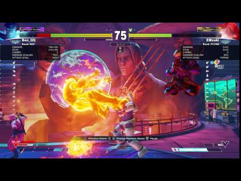SFV: Dhalsim anti-air Crush Counter juggle