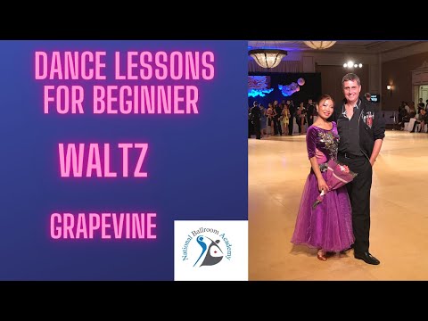 Dance Lessons for Beginner - Waltz - Grapevine