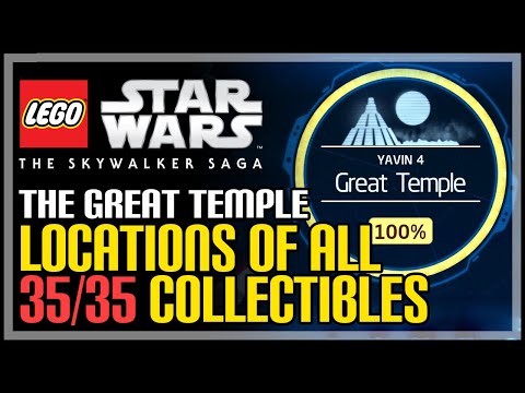 All Yavin 4 Great Temple Collectibles LEGO The Skywalker Saga (100% Guide)