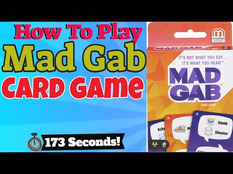 How To Play Mad Gab Card Game