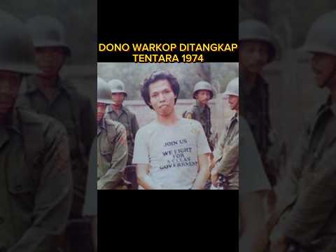 Dono Warkop Arrested by Soldiers During Demonstration Against the 1974 Regime #shorts #dono