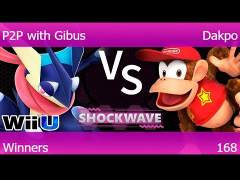 SW 168 - P2P with Gibus (Greninja, Lucario) vs FX | Dakpo (Diddy, ZSS) Winners - Smash 4