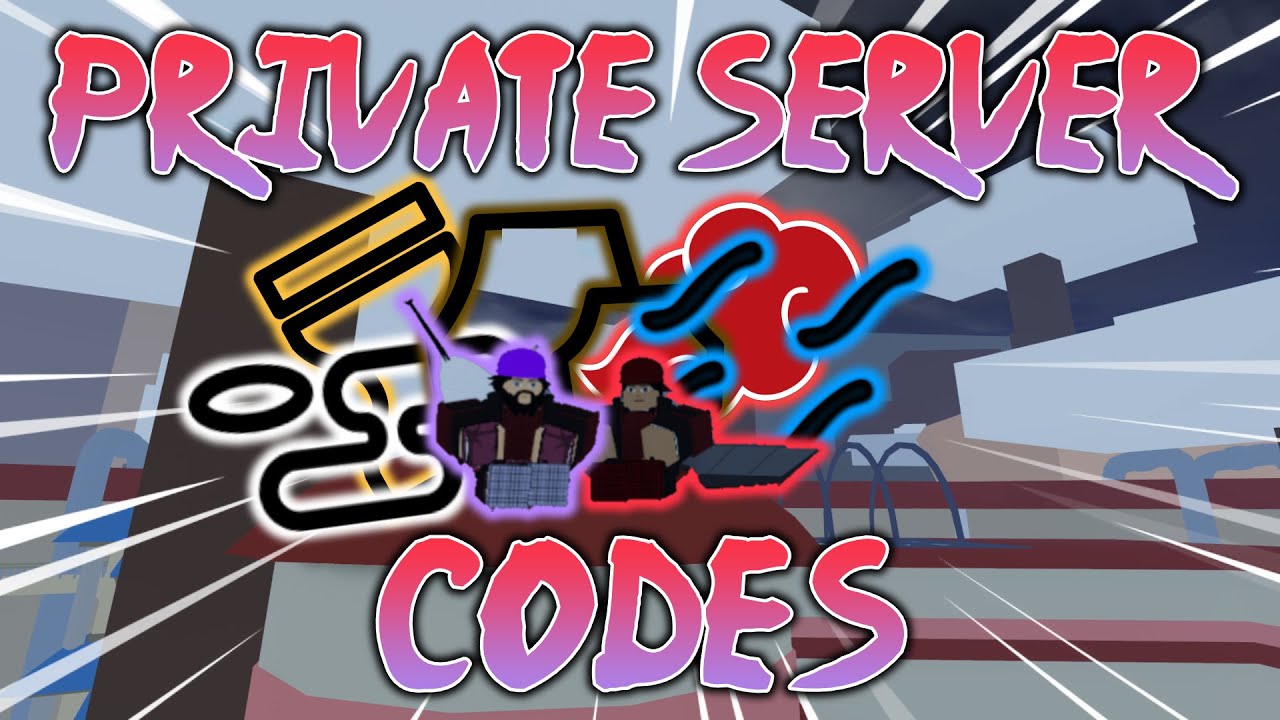 PRIVATE SERVER CODES FOR SHINDO LIFE ROBLOX! TRAINING ...