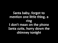 Gwen Stefani - Santa baby LYRICS ||Ohnonie (HQ)