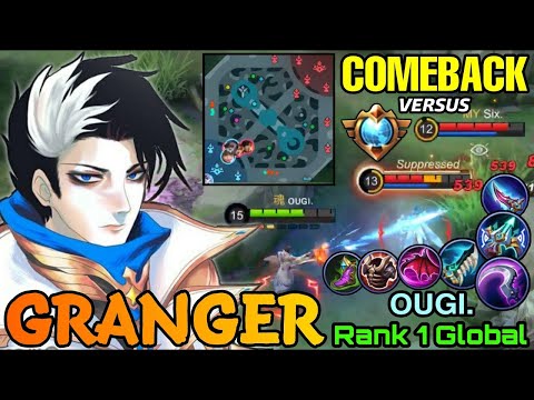 Granger COMEBACK Against SUPREME Enemies! Late Game No Boots!   Top 1 Global Granger by ᴏᴜɢɪ   MLBB