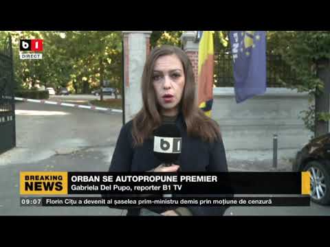 STIRI B1 ORA 9.00 CU ANETA SANGEORZAN - ORBAN SE AUTOPROPUNE PREMIER