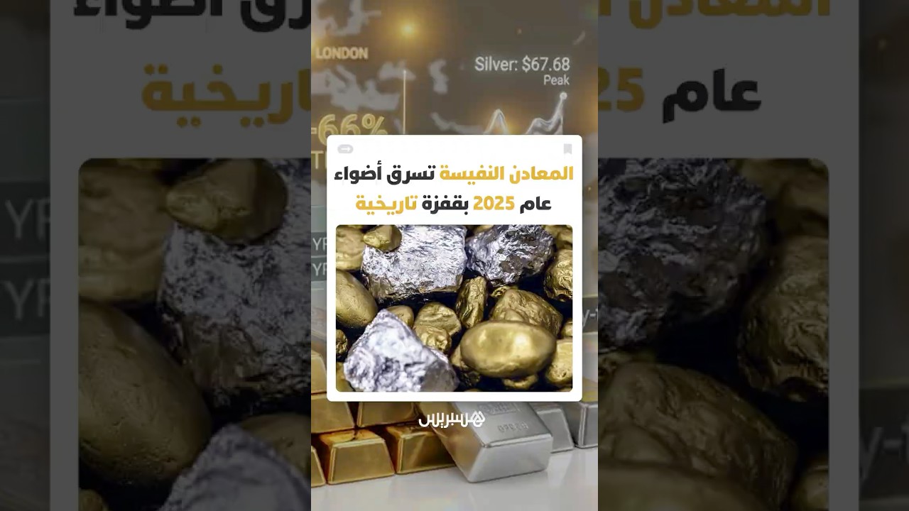 صعود غير مسبوق للمعادن النفيسة.. الذهب والفضة يكتبان فصلا تاريخيا في أسواق 2025 thumbnail