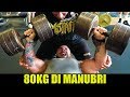 HO PROVATO 80KG DI MANUBRI... (FINITO MALE?) • EP.3