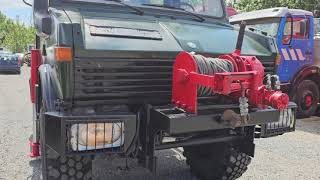 Mercedes-Benz Unimog U1000 424, Allrad 4x4, HIAB Kran, Seilwinde dump truck for sale - Image 4 | Autoline UG Mercedes-Benz Unimog U1000 424, Allrad 4x4, HIAB Kran, Seilwinde dump truck | Image 4 - Autoline