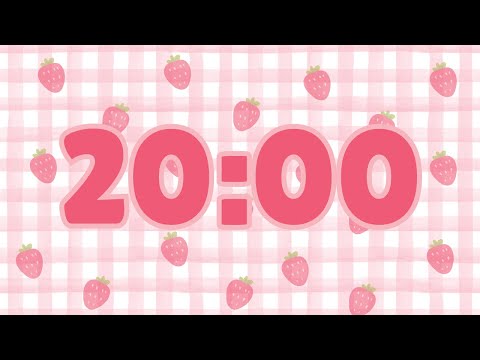 20 Minute Timer- Deep Focus for Relaxing, Studying and Working