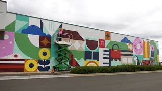 Second mural takes shape in Naperville’s Block 59