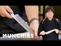 How to Sharpen a Knife with a Japanese Master Shar...
