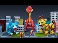 Making CAT BEE CANDY CAT BRON THE DINOSAUR In The City Poppy Playtime Chapter 2 With Clay