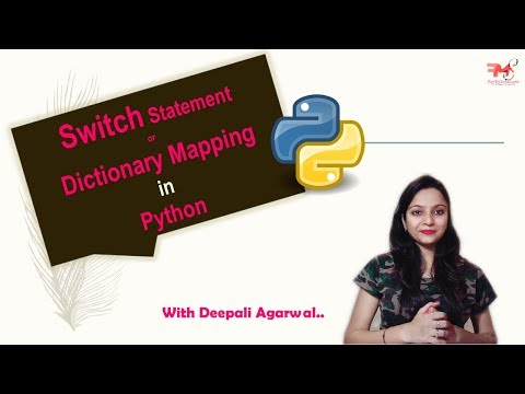 20 Switch Statement In Python Switcher Statement Dictionary Mapping In Python Pycharm Hindi