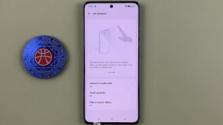 How to scroll pages up and down with air gestures on OPPO Reno10 5G Android 13