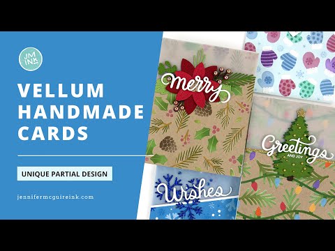 Using Vellum for Handmade Cards!