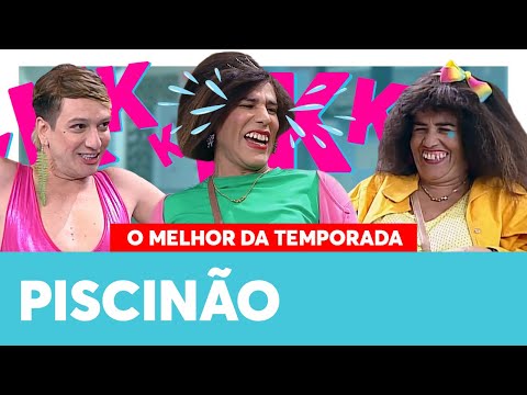A PISCINA DA GRAÇA já deu muito O QUE FALAR! 💦 | MELHORES MOMENTOS | Tô de Graça