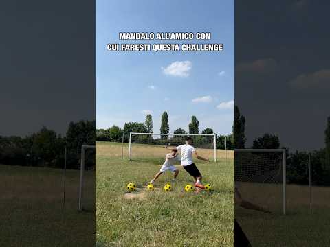 Quanti goal faresti❓⚽️ #calcio #soccer #football #skills #challenge #tricks #goal #friend #funny