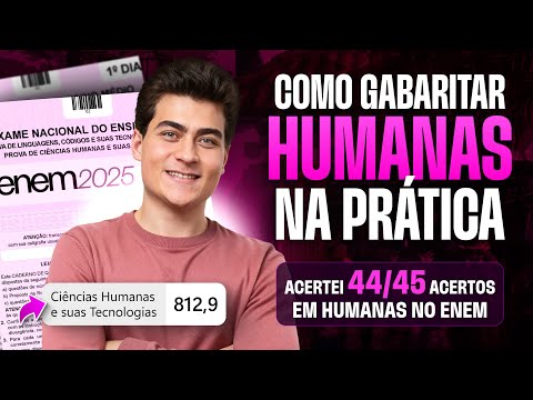 How to ACE the HUMANITIES section of the 2025 ENEM exam in PRACTICE