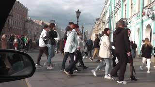 Управление на Дорогах города с Веселым парнем из Таджикистана.