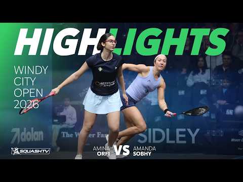 🇪🇬 Orfi v A.Sobhy 🇺🇸 | Windy City Open 2026 | QUARTER FINAL HIGHLIGHTS