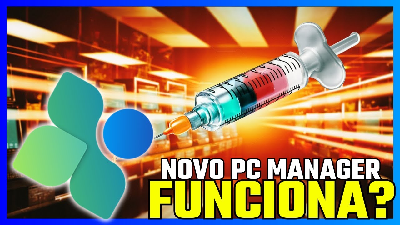 🤔NOVO PC MANAGER não é perfeito, mas AJUDA bastante! #pcmanager