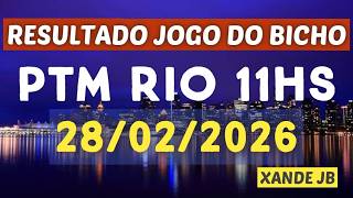 Resultado do jogo do bicho ao vivo CORUJA RIO 21HS dia 27/02/2026 - Sexta - Feira