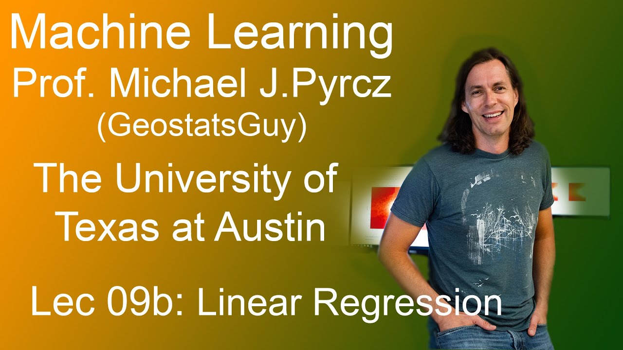 09b Machine Learning: Linear Regression