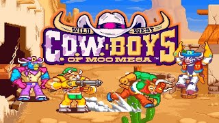 Wild West C.O.W Boys of moo mesa MAME arcade gameplay video