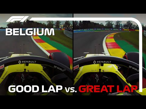 F1 第12戦ベルギーGP（スパ・フランコルシャン）の2020年リカルドのGoodラップとグレートラップ動画