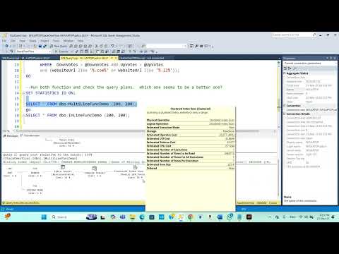 Multi Statement Table Valued Function Vs Inline Table Valued Function Hebrew Edition