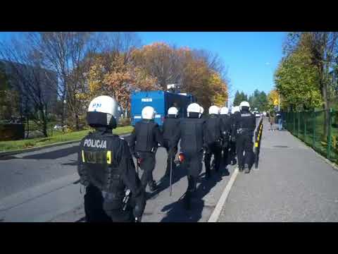 GKS Jastrzębie vs ROW Rybnik (2:1) - burdy na stadionie