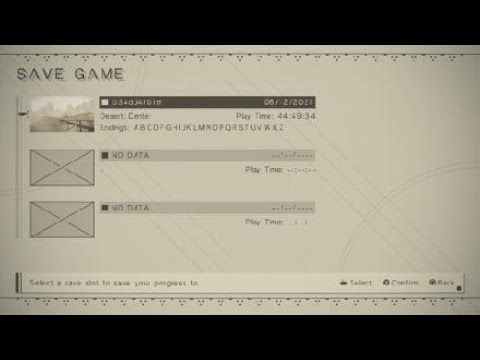 87- A2 Fishing at Flooded City (NieR:Automata/ Ch Select)