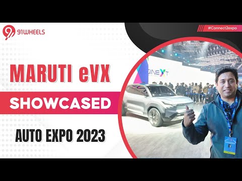 Maruti eVX electric SUV showcased, launch in 2025