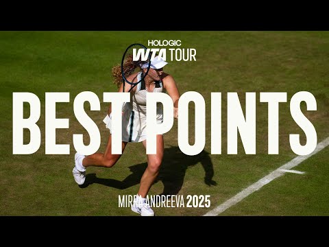 Mirra Andreeva Best Points in 2025 | WTA Highlights