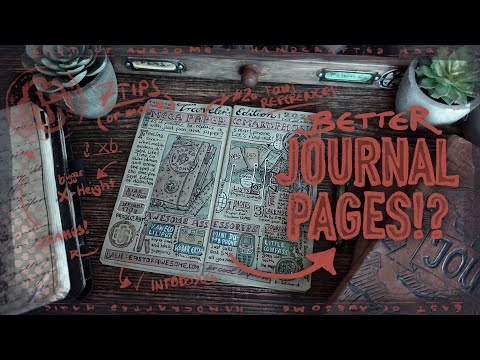 7 Tips for better (Sketch-) Journaling / Commonplace Book Entries