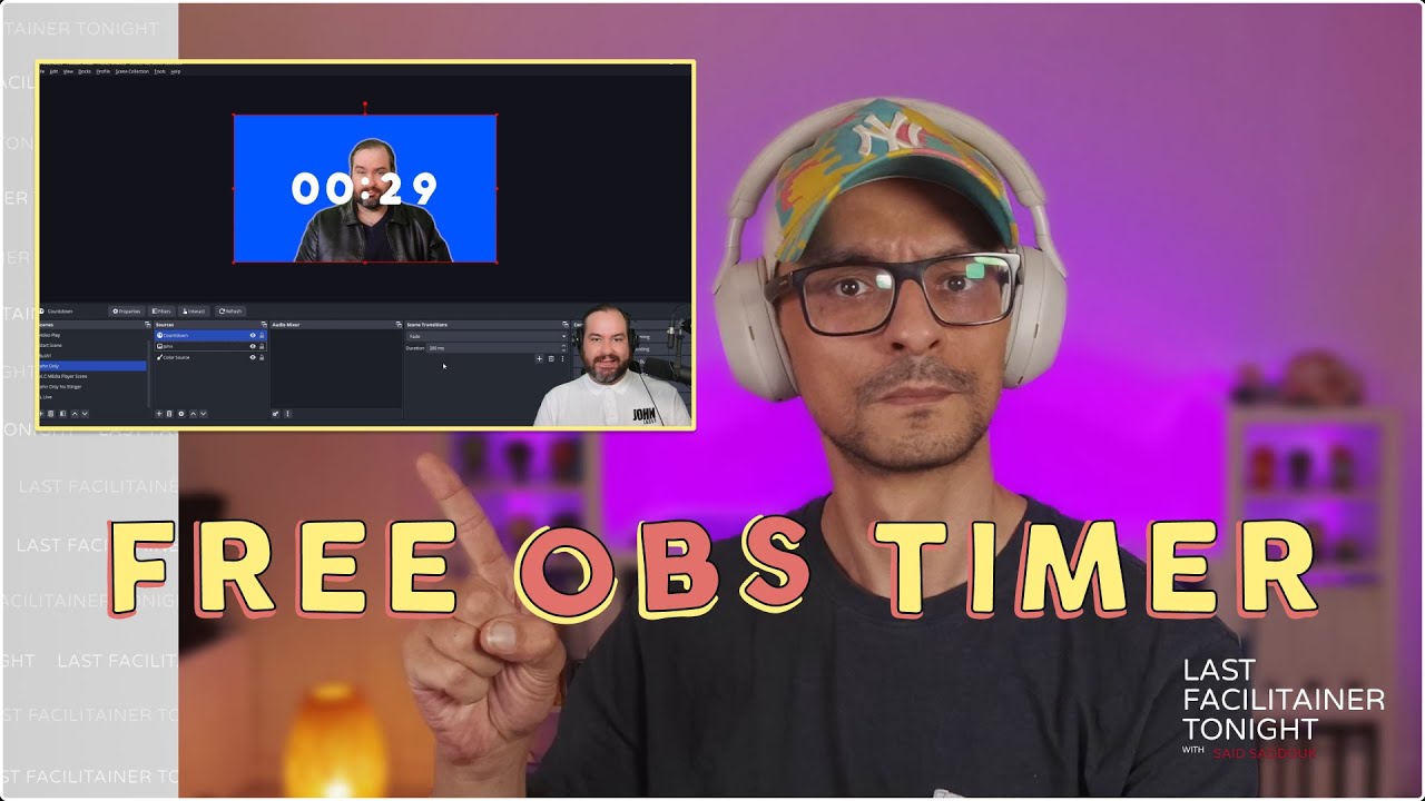 Free OBS Countdown Timer Overlay | 16 Styles for OBS Studio