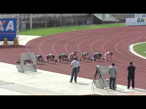 Final 100m (Feminino) Brasileiro Juvenil 2012
