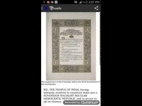 Constitution of India 🇮🇳2018 Video