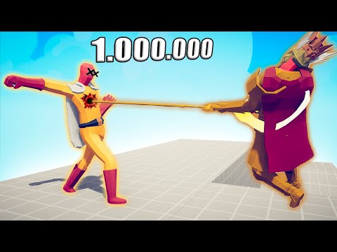 1.000.000 DAMAGE KING SWORD vs UNITS - TABS | Totally Accurate Battle Simulator 2023