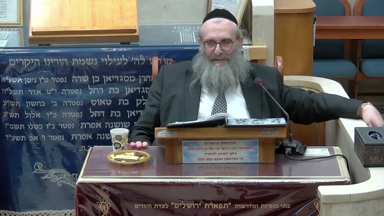 הרב יהושע ויזגן מסכת חולין דף מ עמוד ב'