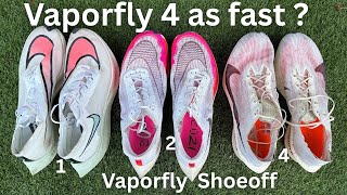 Nike Vaporfly 4 - is it faster than the 1 & 2 ?