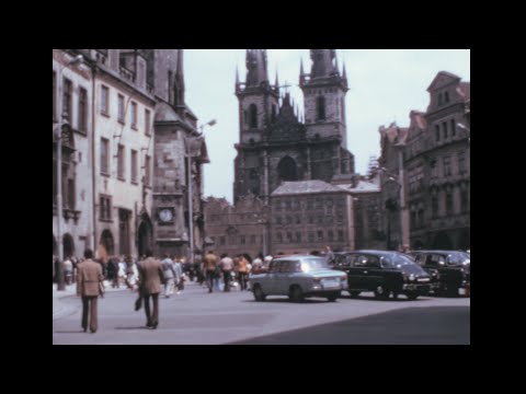 Prague 1974 archive footage