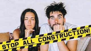 WE&#39;RE IN TROUBLE WITH THE BUILDING INSPECTOR