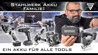STAHLWERK Brushless Akku Werkzeuge – ein Akku für alle Tools