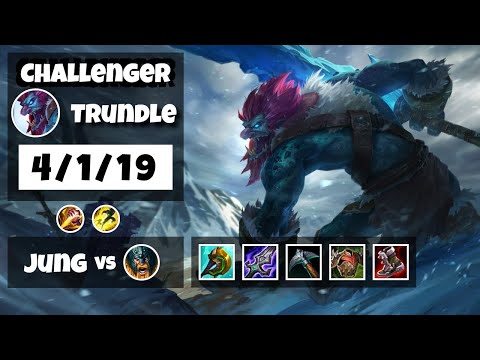 Trundle vs Olaf OCE Challenger JUNGLE (4/1/19) - v11.18